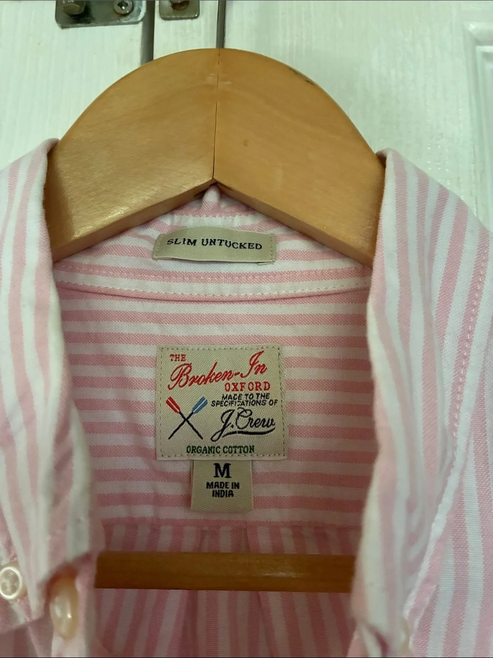 J.Crew Relaxed Broken-in organic cotton oxford shirt slim untucked